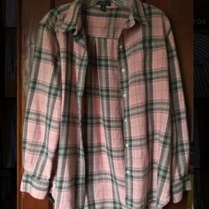 Pale Oversized Flannel